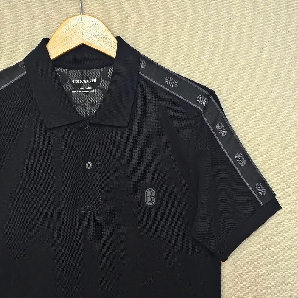 Coach Side Tape Logo Polo XS
